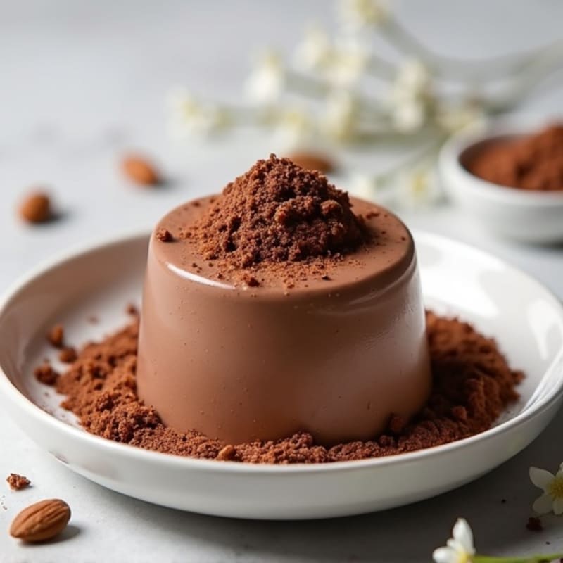 Silky Chocolate Protein Pudding with Greek Yogurt and Almond Butter