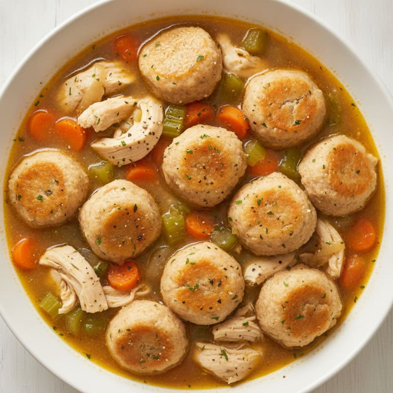 Homestyle Chicken and Herb Dumplings
