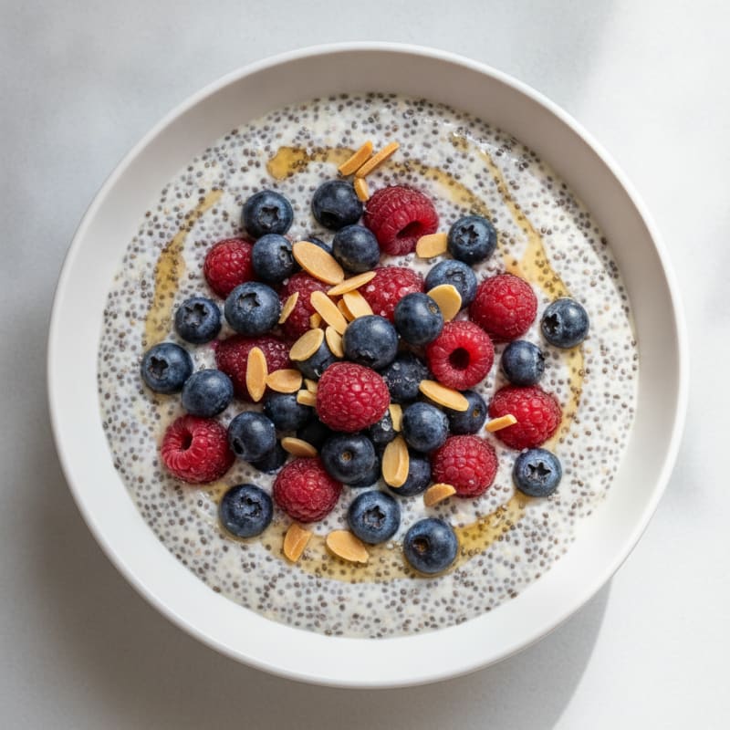 Berry Chia Seed Pudding