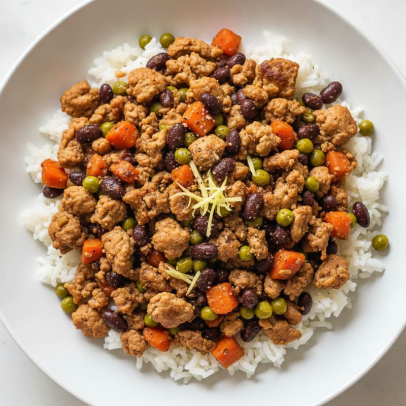 Ground Turkey and Black Bean Skillet