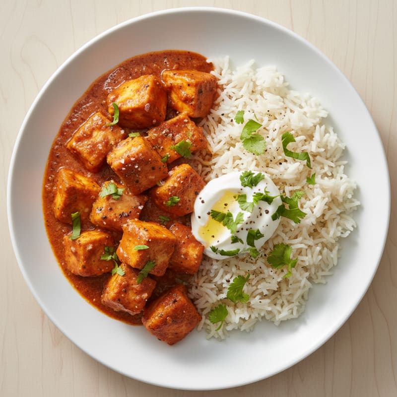 Spiced Butter Chicken with Basmati Rice