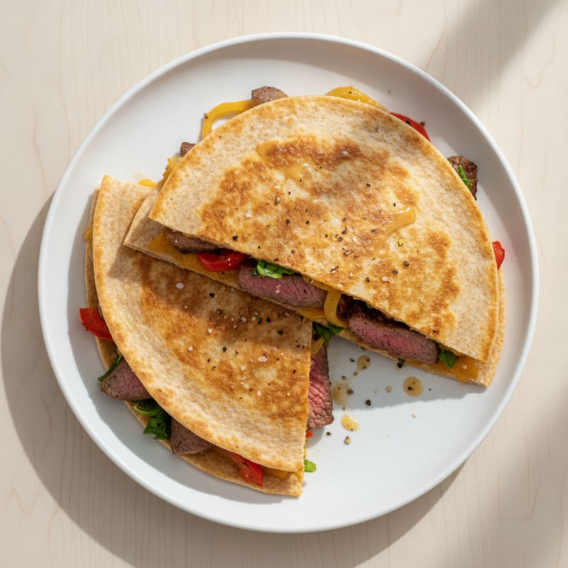 Pan-Seared Steak Quesadillas