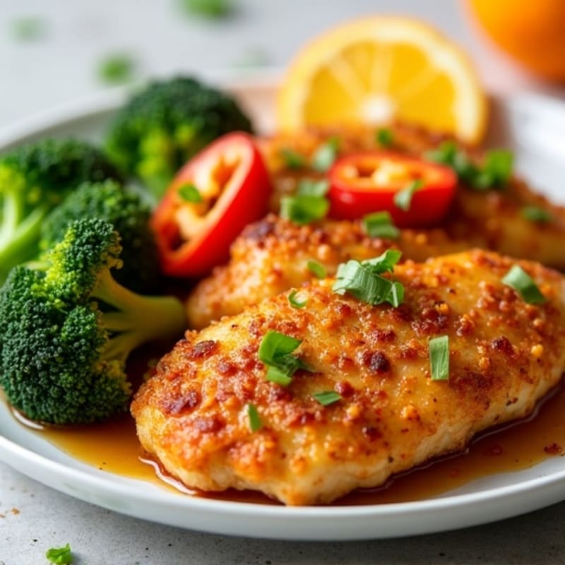 Crispy Low Calorie Orange Chicken