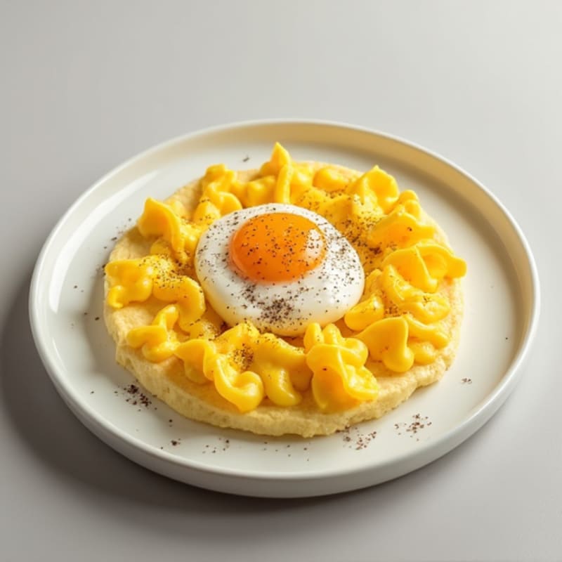 Creamy Pap with Scrambled Eggs