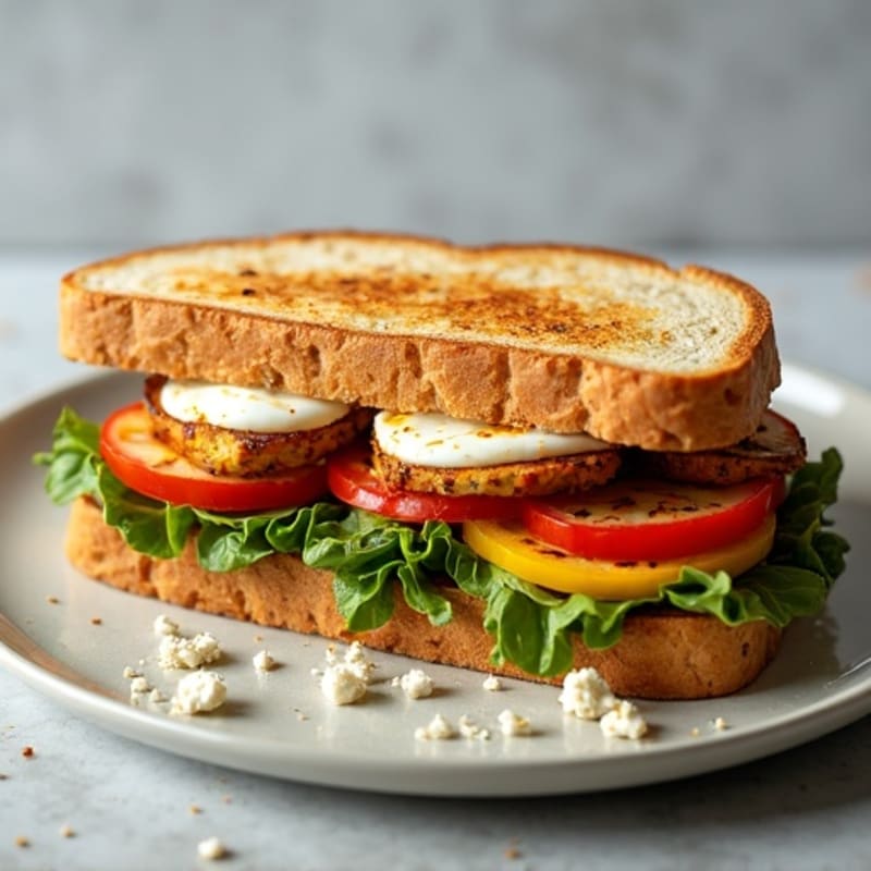 Hearty Grilled Veggie Sandwich