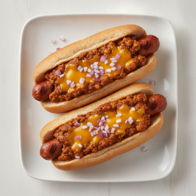 Classic Chili Cheese Hot Dogs