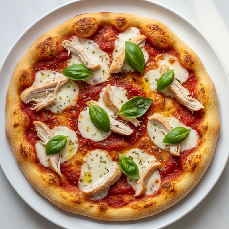 Golden Zesty Margherita Pizza