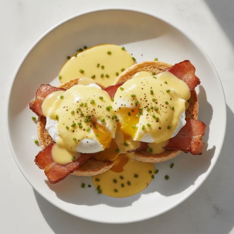 Classic Eggs Benedict with Hollandaise