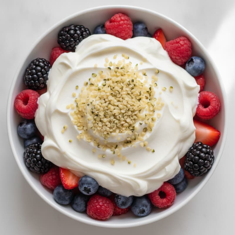 Creamy Greek Yogurt Protein Parfait with Mixed Berries