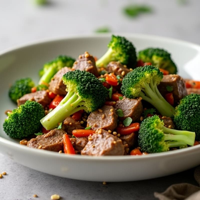 Ginger-Garlic Beef and Broccoli Stir-Fry