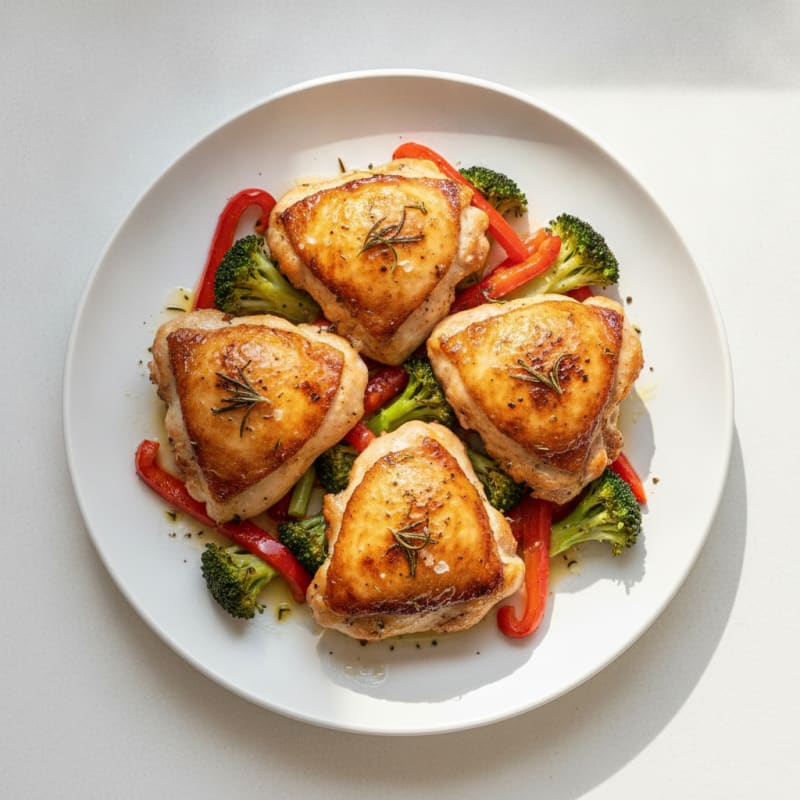 Herb-Roasted Chicken Thighs
