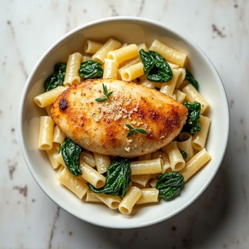 Chicken Creamy Parmesan Pasta
