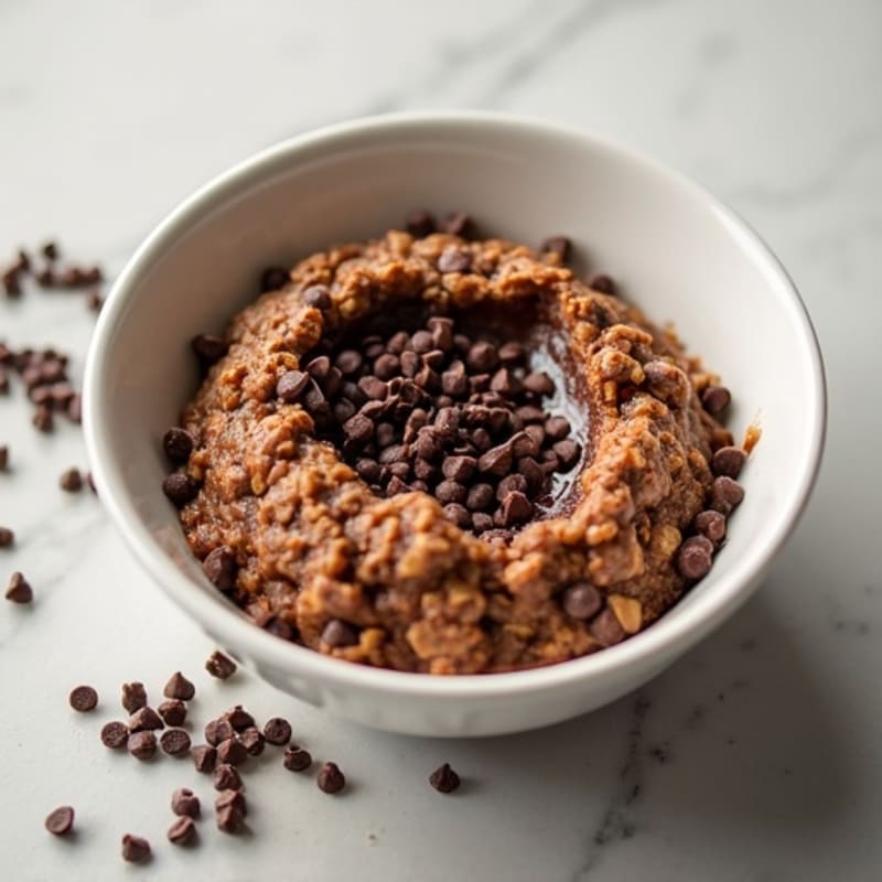 Molten Dark Chocolate Protein Baked Oats