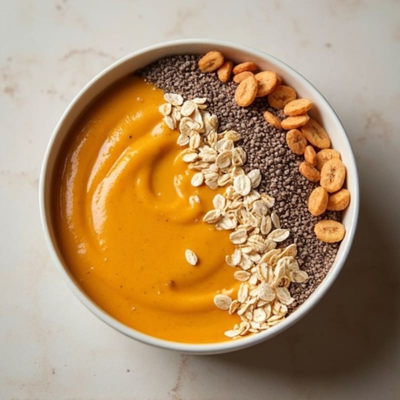 Protein-Packed Pumpkin Spice Smoothie Bowl