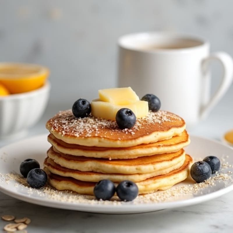 Fluffy Greek Yogurt Protein Pancakes