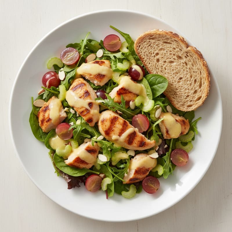 Chicken and Vegetable Salad with Grapes