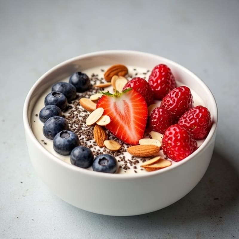Creamy Cottage Cheese Berry Protein Bowl