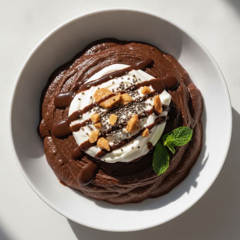 Silky Chocolate Protein Pudding