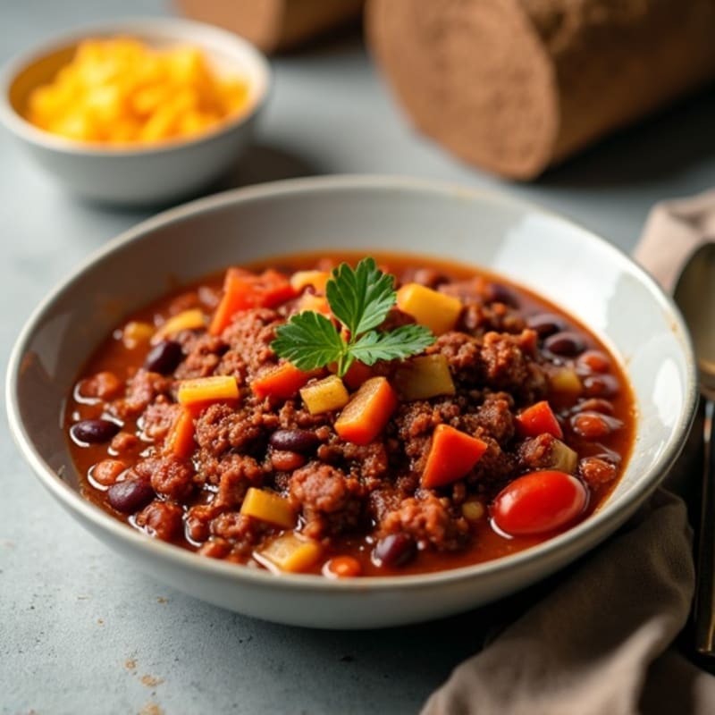 Tender Slow Cooker Beef Chili