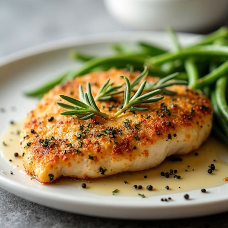 Herb-Crusted Pan Seared Chicken Breast