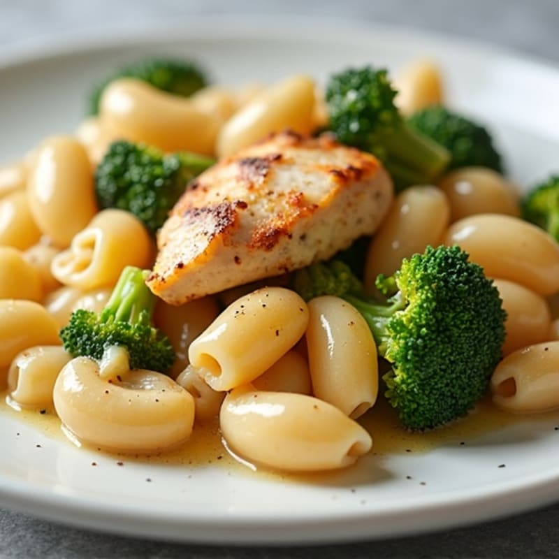 Creamy Baked Chicken and Veggie Mac