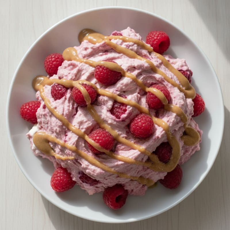 Greek Yogurt Protein Mousse with Fresh Berries