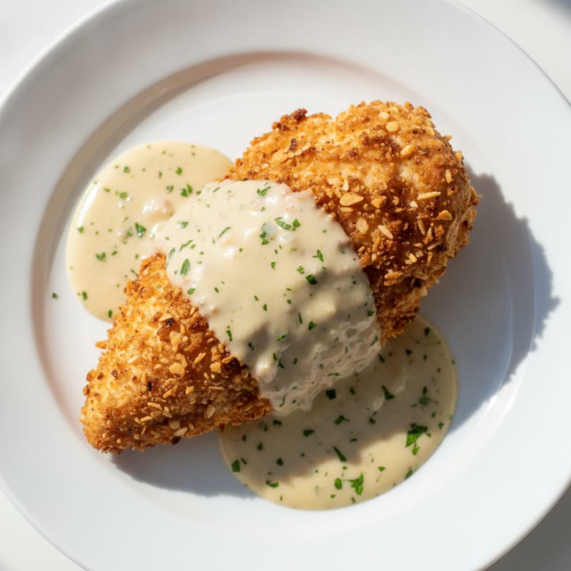Buttermilk Fried Chicken with Creamy Gravy
