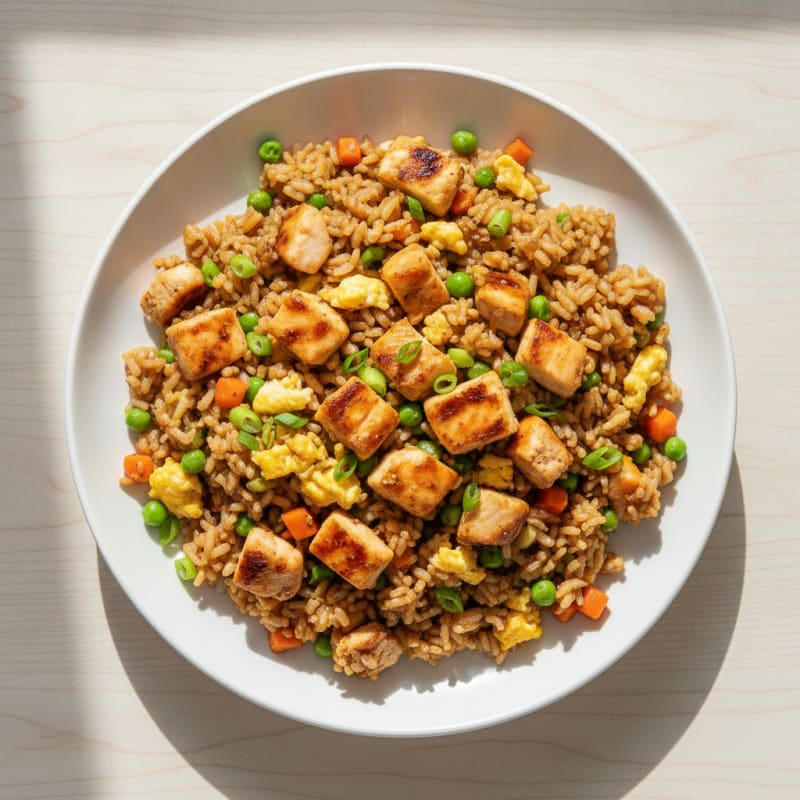 Clean Chicken and Egg Fried Rice