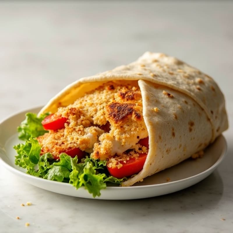 Crispy Chicken Caesar Wrap