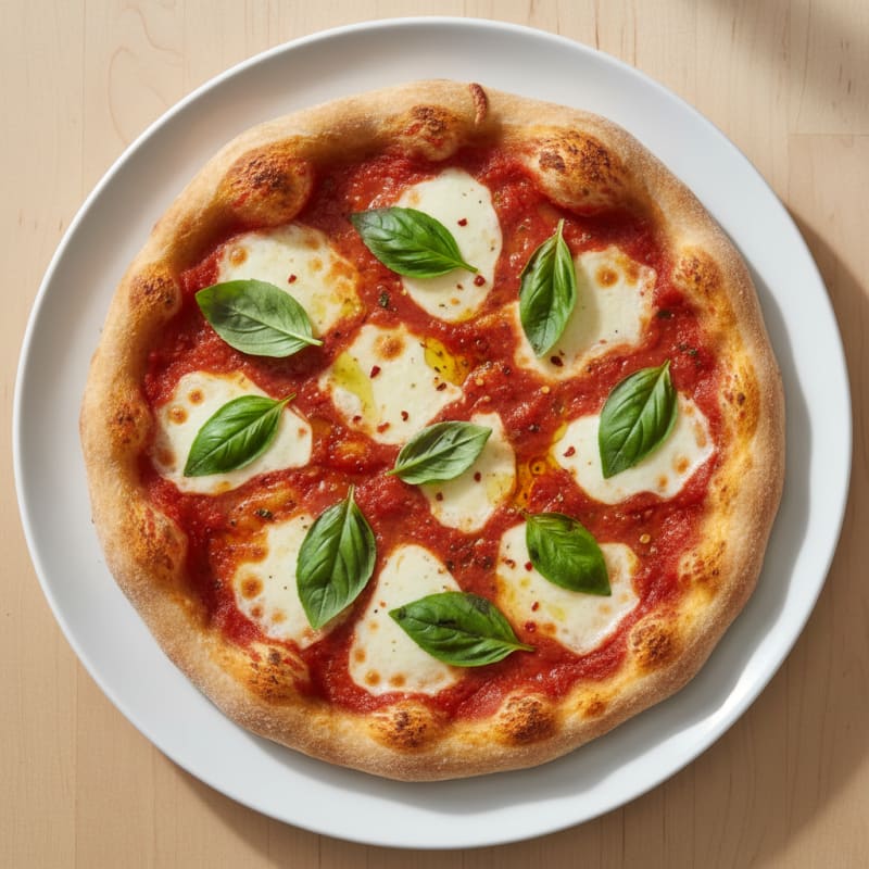Classic Margherita Pizza with Fresh Basil
