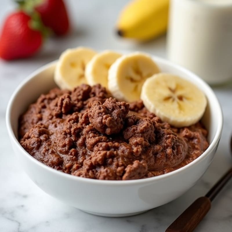 Thick Chocolate Protein Oatmeal