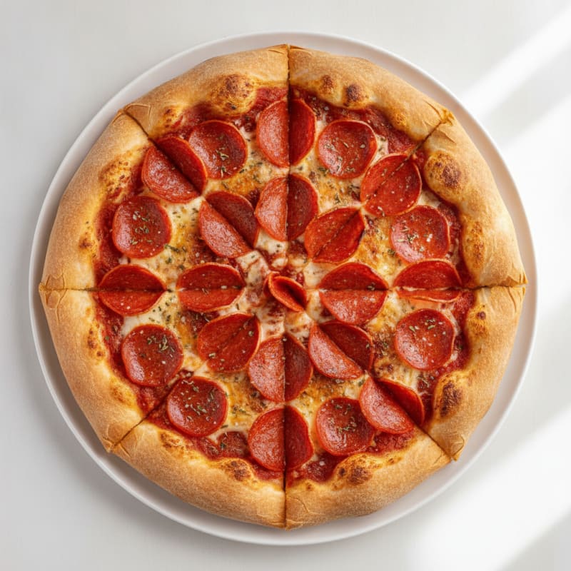 Classic Pepperoni Stuffed Crust Pizza