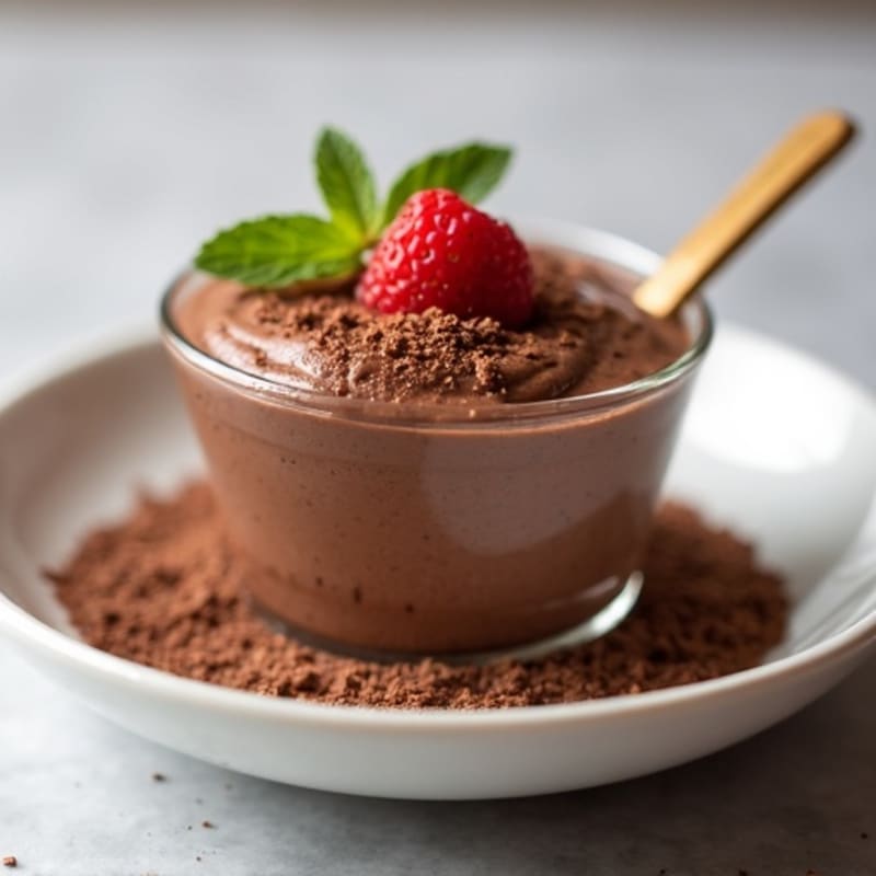 Silky Chocolate Protein Pudding