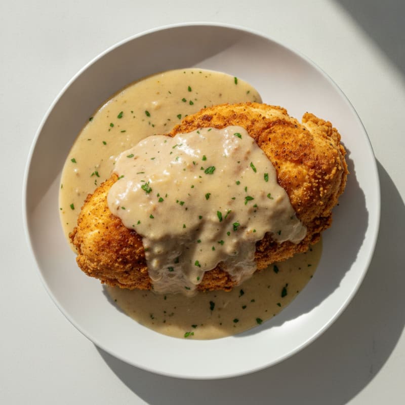 Buttermilk Fried Chicken with Creamy Gravy