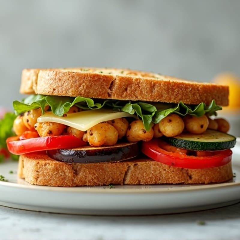 Crispy Roasted Veggie Panini