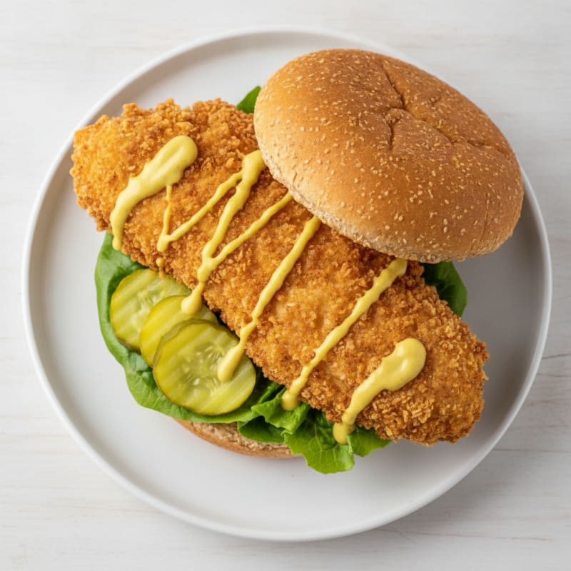 Buttermilk Fried Chicken Sandwich with Pickles