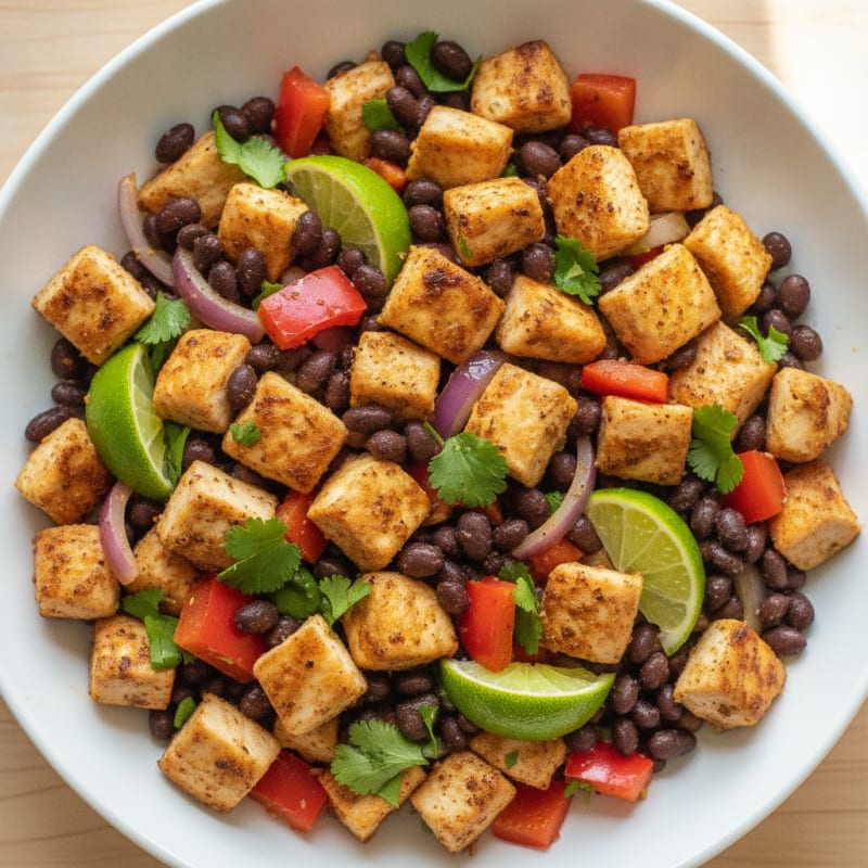Mexican Chicken and Black Bean Bowl