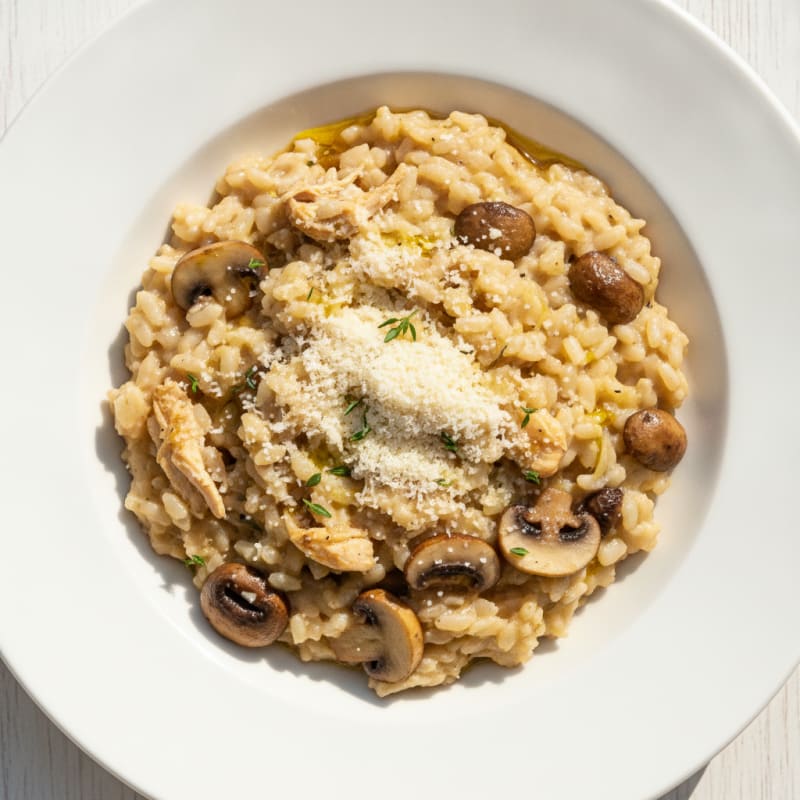 Mushroom Risotto with Parmesan