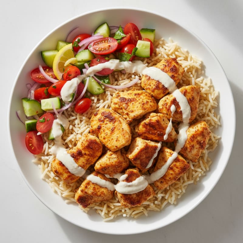 Chicken Shawarma Rice Bowl
