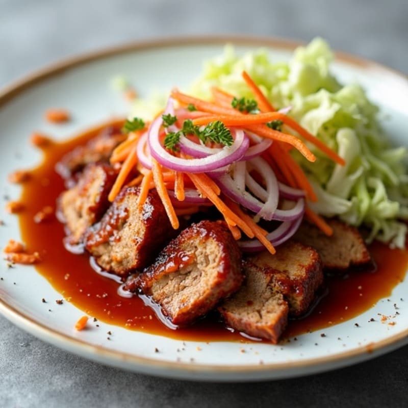 Lean BBQ Pulled Pork with Crunchy Slaw