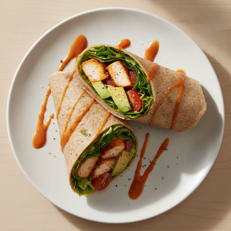 Buffalo Ranch Chicken Wrap