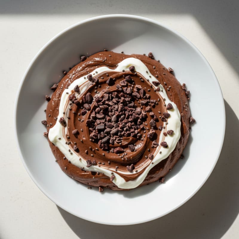 Silky Chocolate Protein Pudding with Greek Yogurt