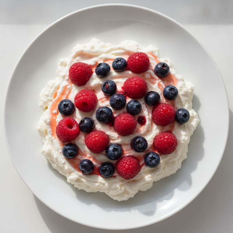 Greek Yogurt Protein Pudding with Berries