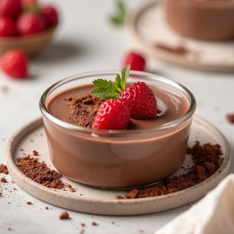 Silky Chocolate Protein Pudding