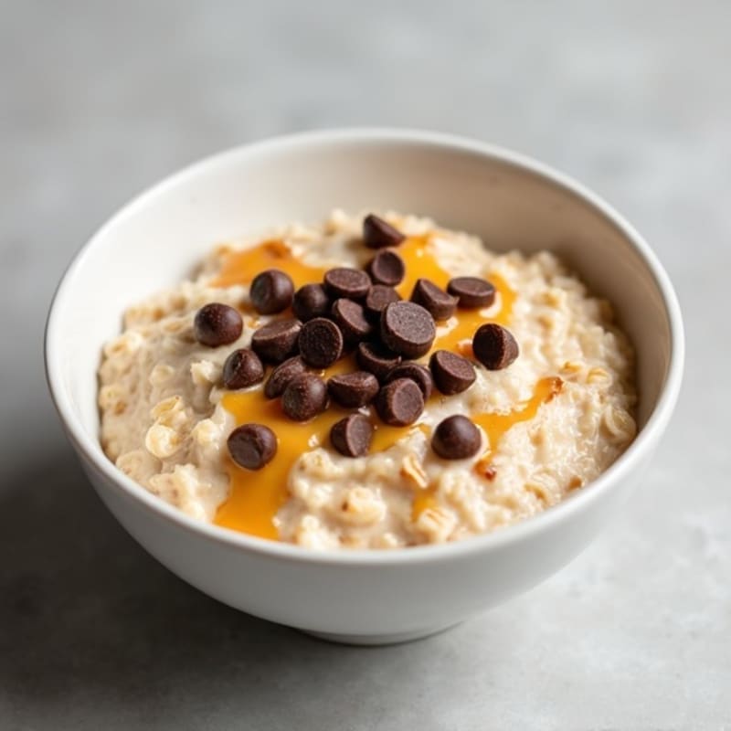 Creamy Peanut Butter Chocolate Chip Overnight Oats
