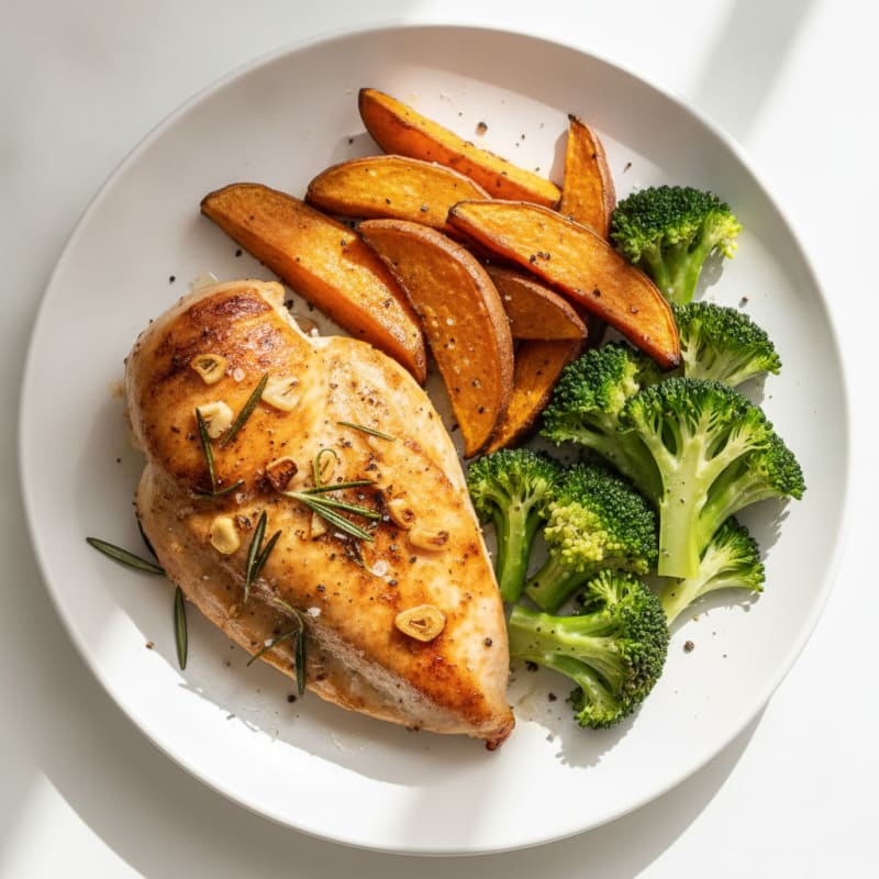 Garlic Herb Roasted Chicken Breast