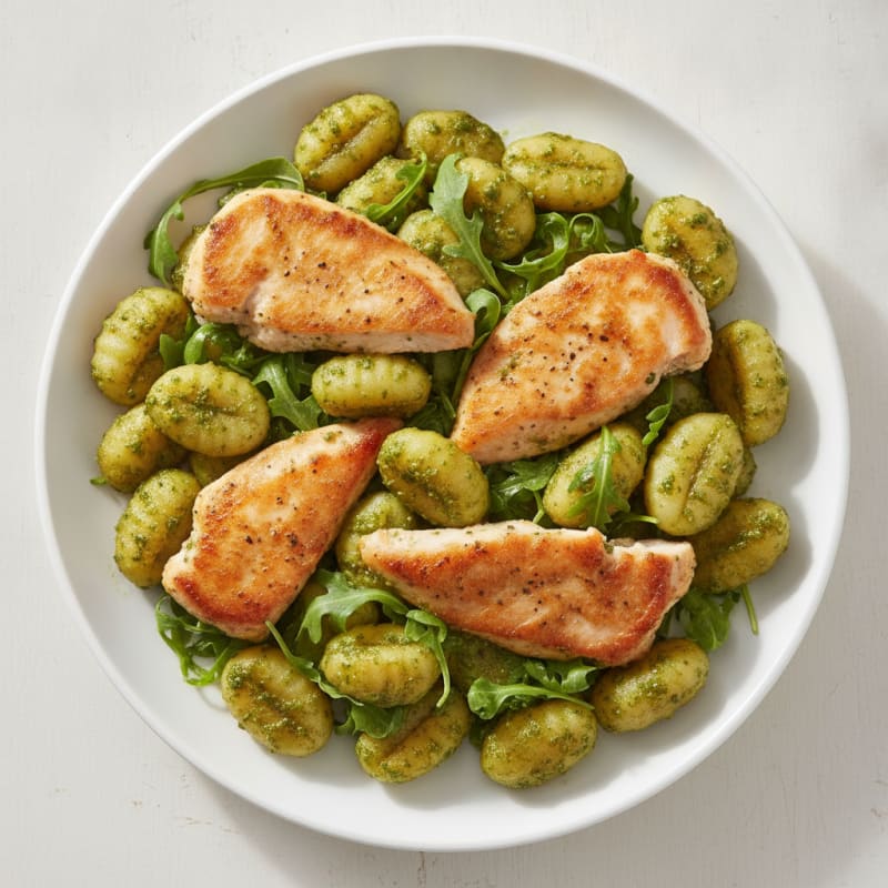 Gnocchi with Arugula Pesto
