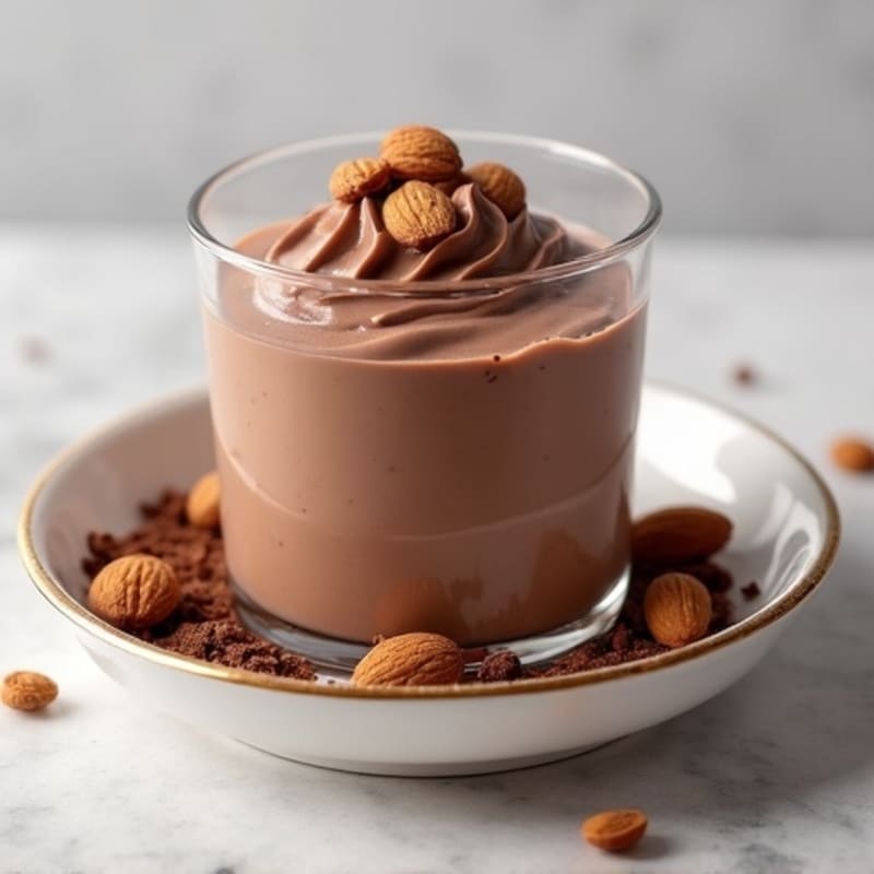 Silky Chocolate Protein Pudding with Greek Yogurt