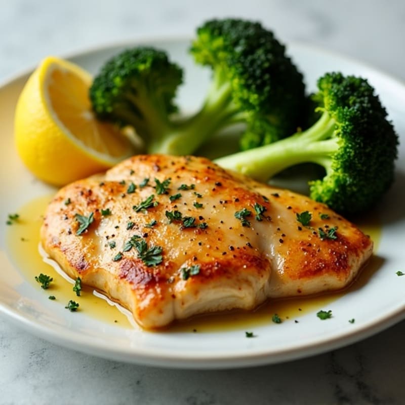 Sheet Pan Lemon Garlic Chicken with Roasted Broccoli