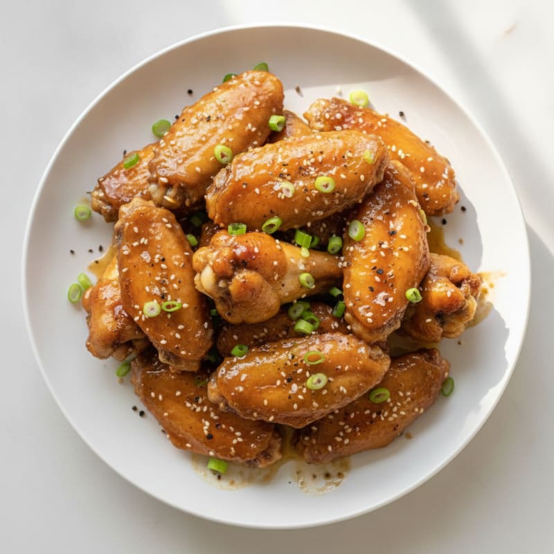 Honey-Garlic Glazed Chicken Wings